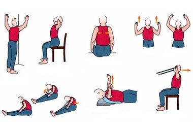 Exercise with thoracic osteochondrosis