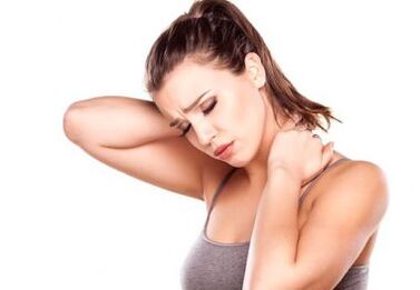 stiffness of neck movements with osteochondrosis