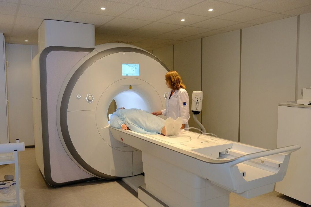 CT scan for diagnosing osteochondrosis